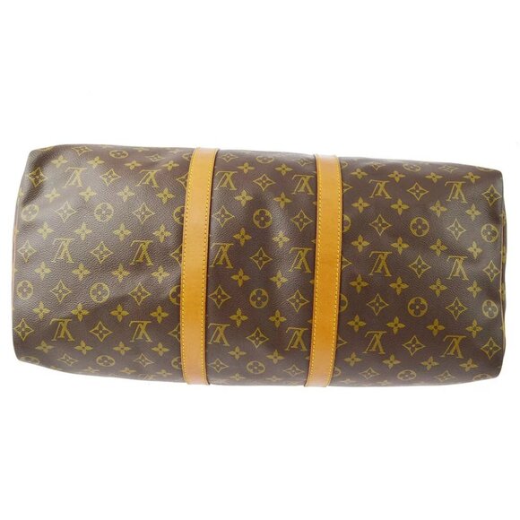 LOUIS VUITTON DUFFLE KEEPALL 50 TRAVEL HANDBAG MONOGRAM - Picture 3 of 10